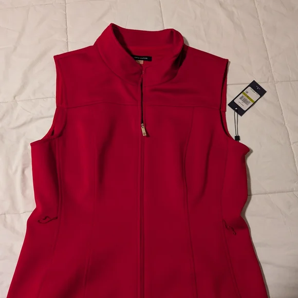 ❤️Tommy Hilfiger Vibrant Red Midi Dress - Picture 2 of 9